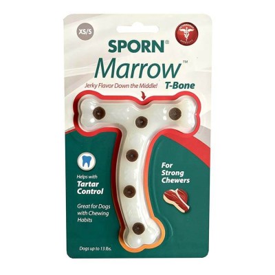 Sporn Marrow Chew T Bone Jerky Flavored For Dog Small